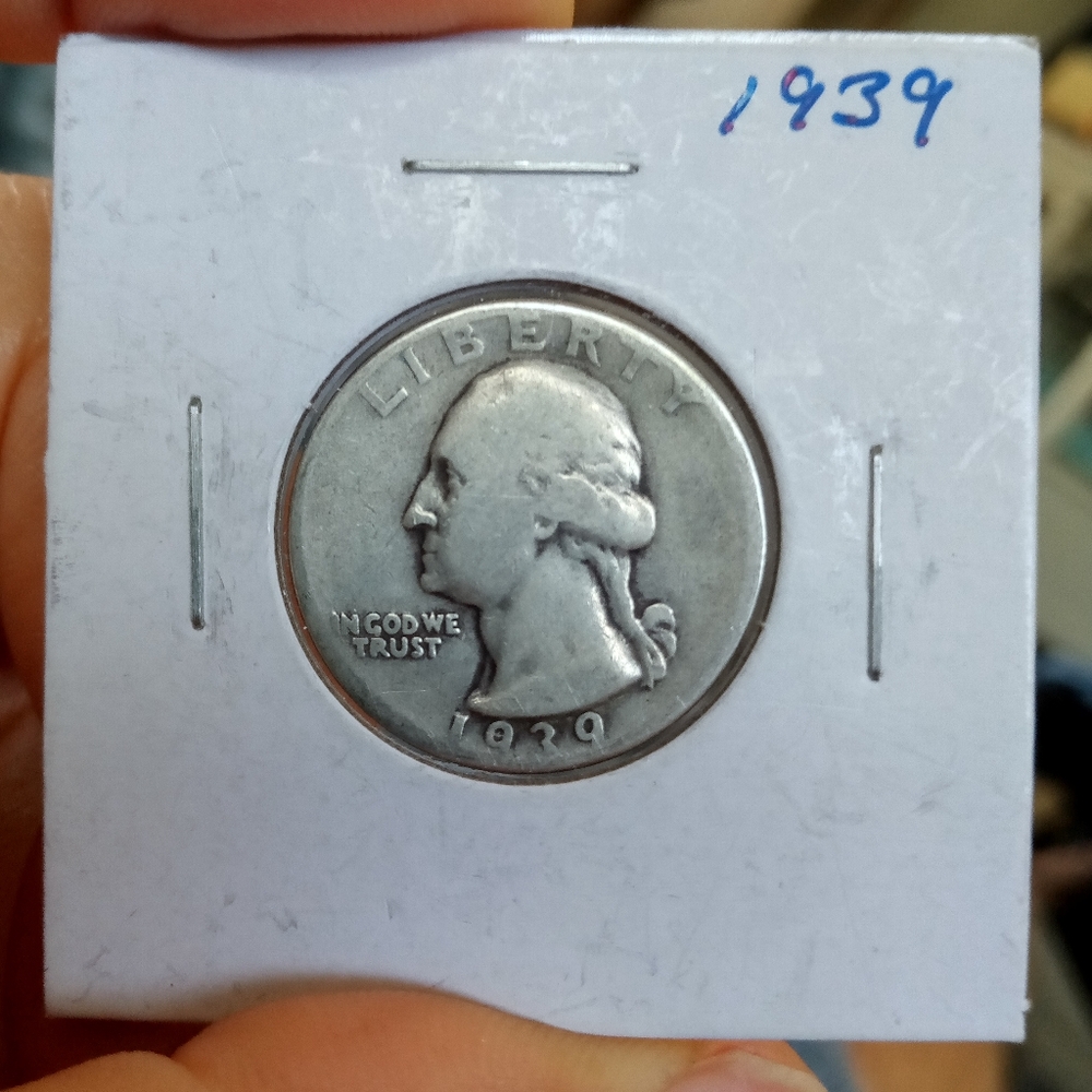 Washington Quarter Silver Coin - Classic US Currency 2 Quarter Coins